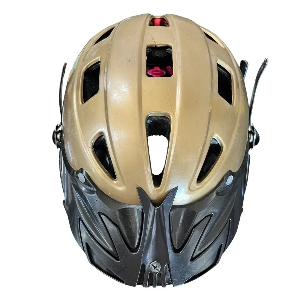 Cascade CPV Youth Lacrosse Helmet XXS Vegas Gold Metal Facemask Cage NOCSAE